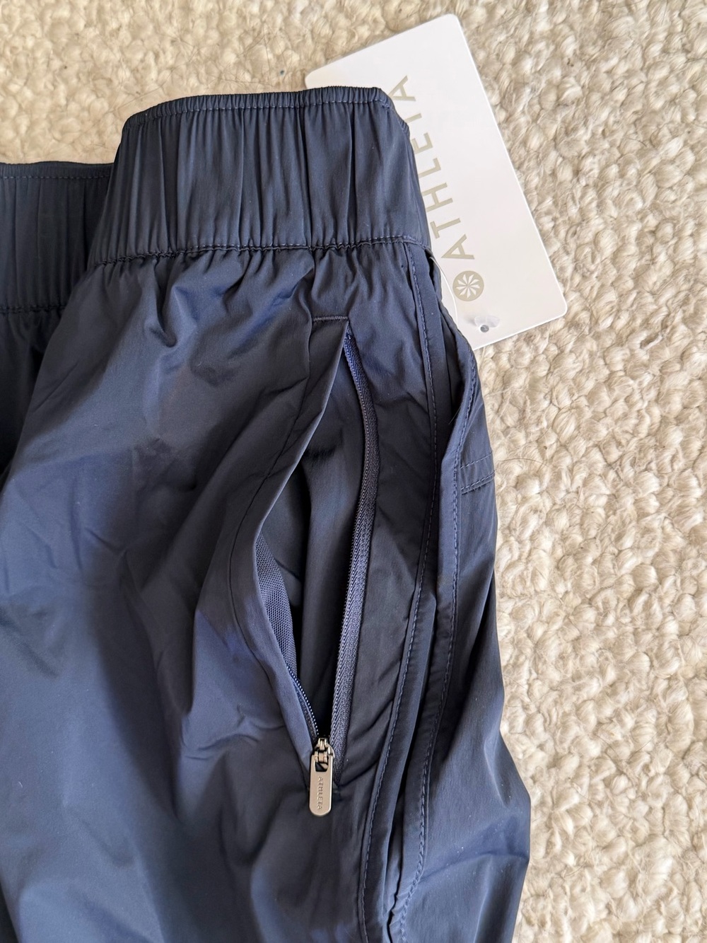 Athleta Rise Pant Dark Navy Blue | NWT | Size Medium | Travel Commuter Pant